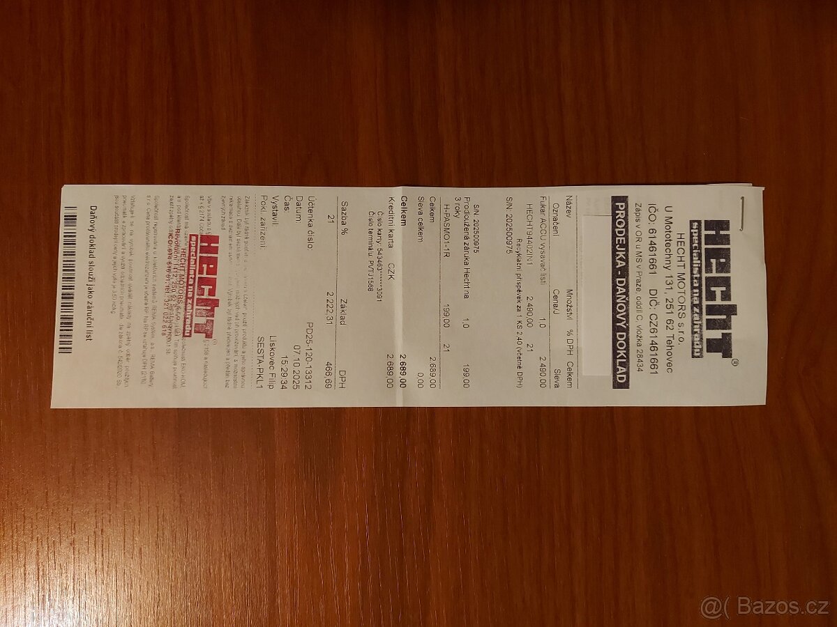 Prodám vysavač/foukač HECHT 9440 - 2