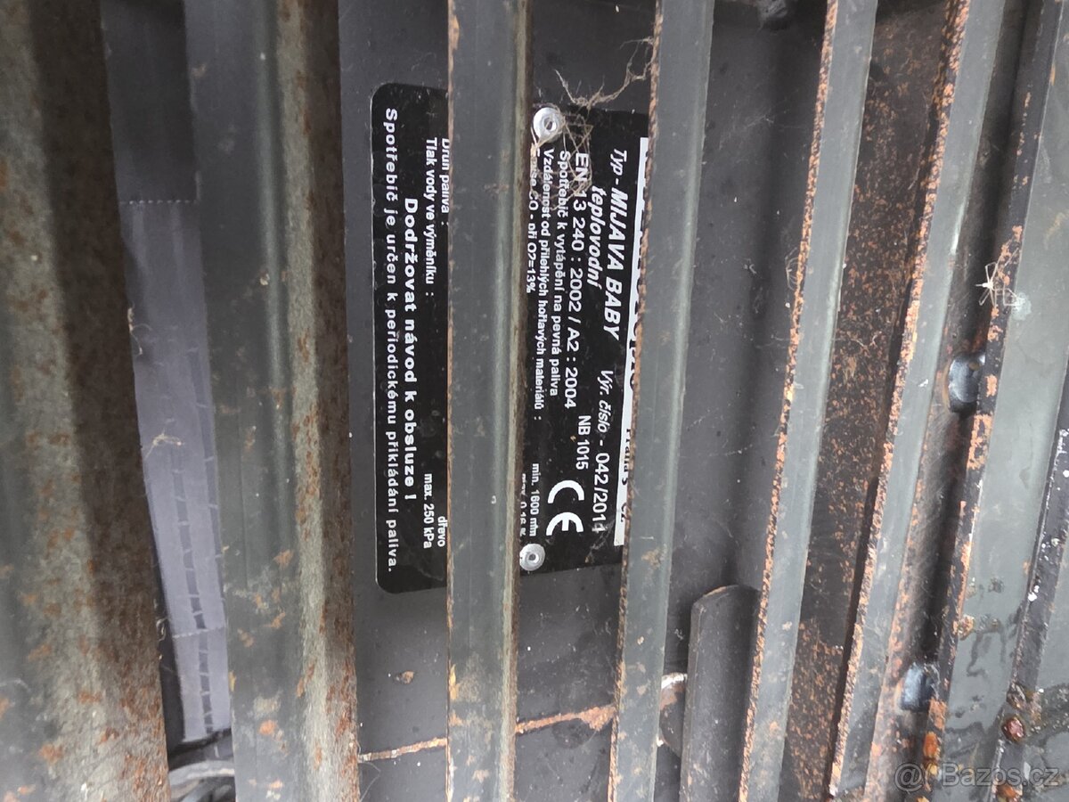 Krbová kamna s výměníkem nepouzita - 2