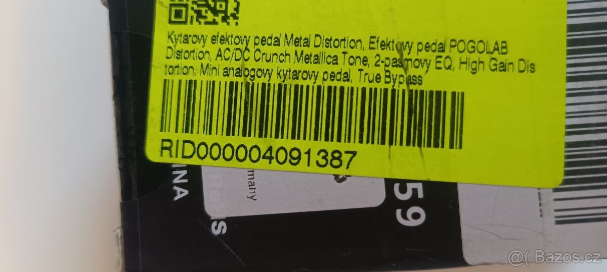 Kytarovy elektovy pedal - 2