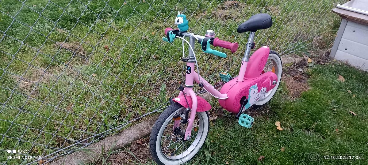 Dětské kolo BTWIN 14 + příslušenství - 2