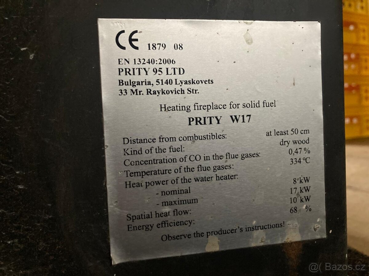 kamna s výměníkem - 2