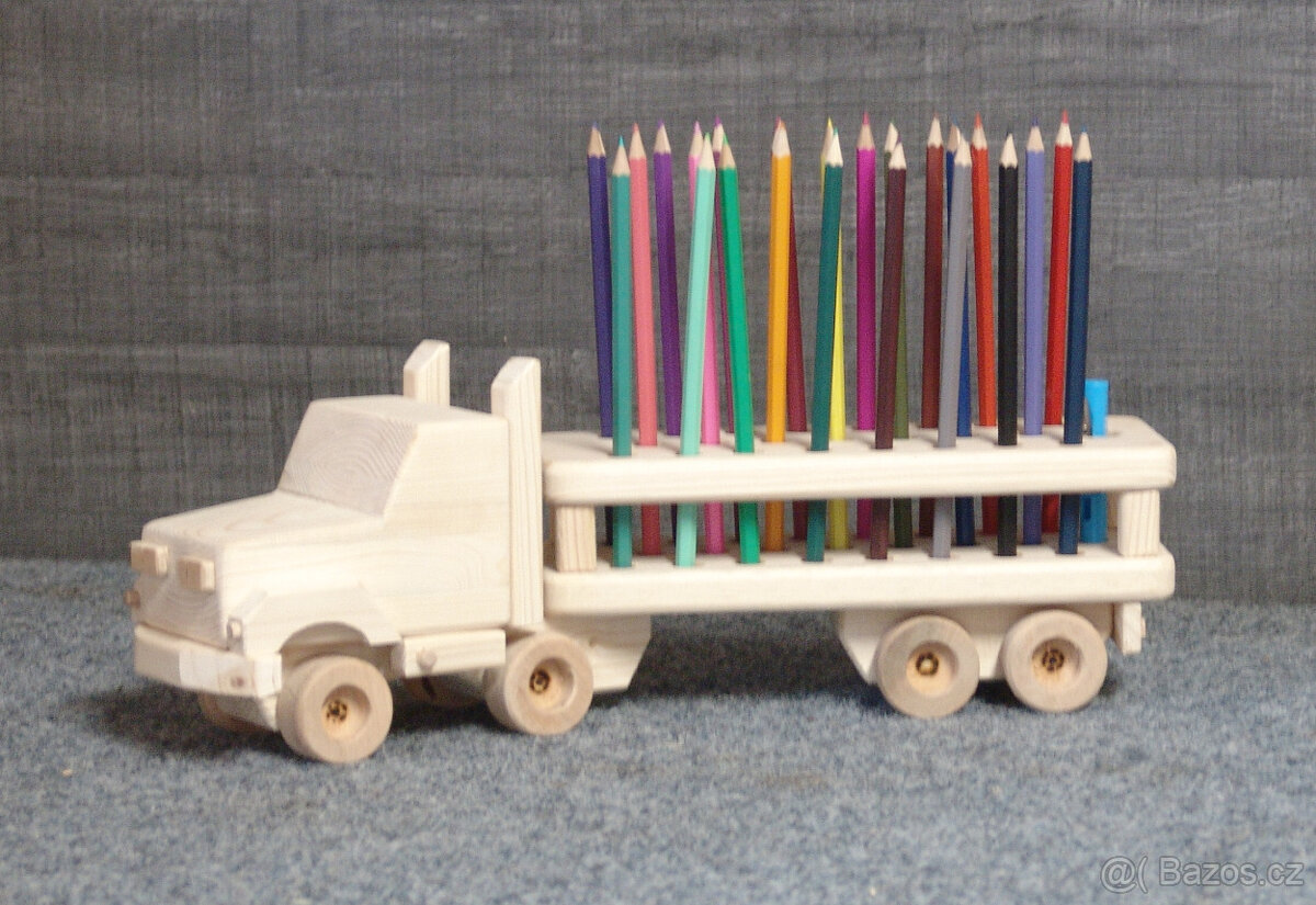 Nákladní auto - držák pastelek - 2