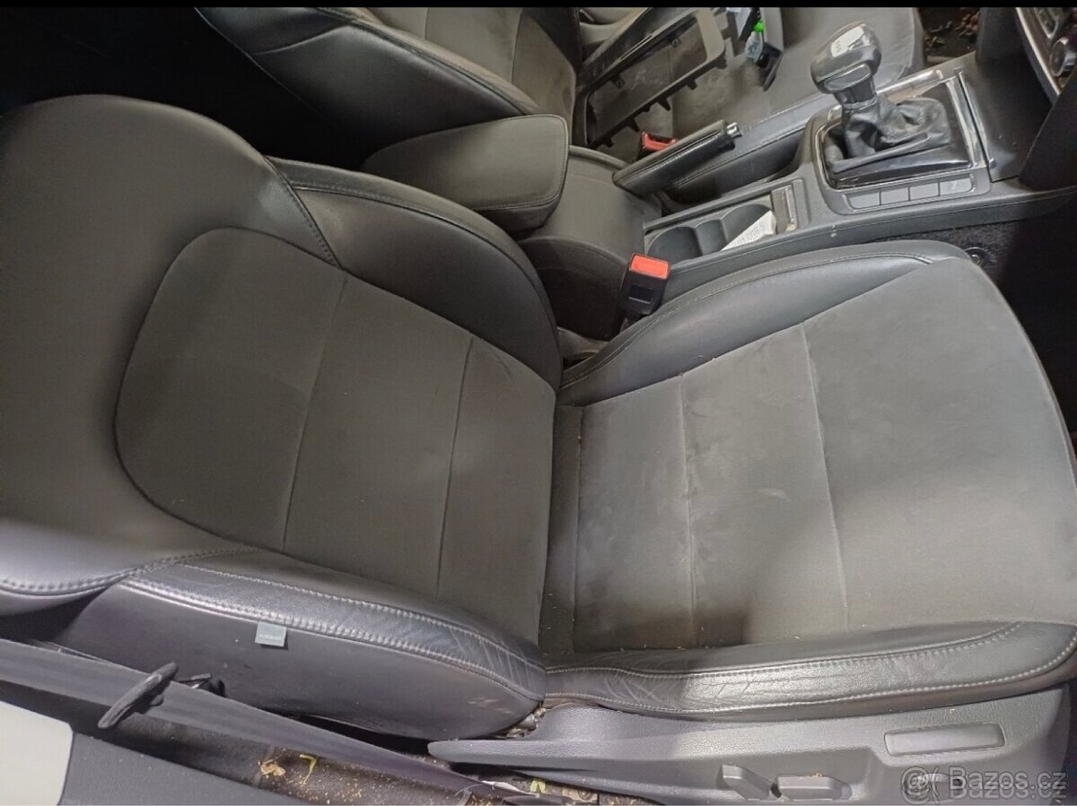 Alcantarové sedačky Superb 2 sedan - 2