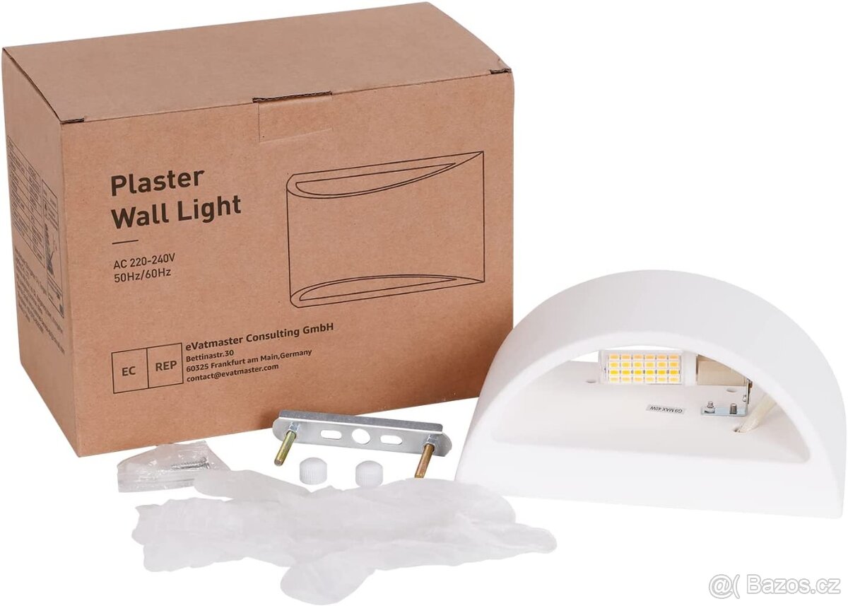 Sádrové nástěnné LED svítidlo - 2