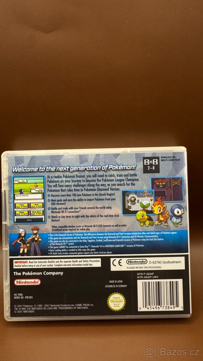 Pokémon Diamond Version – Nintendo DS (TOP STAV & TESTOVÁNO) - 2