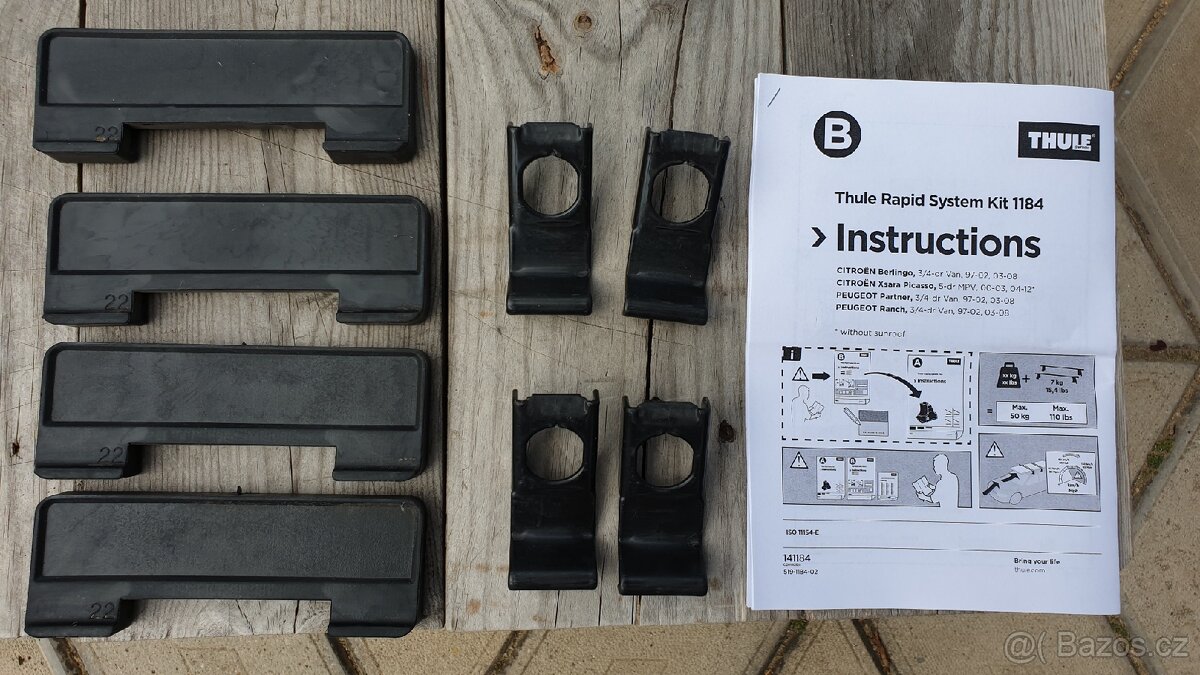 Kit Thule 1184 - Berlingo, Xsara Picasso, Partner, Ranch - 2