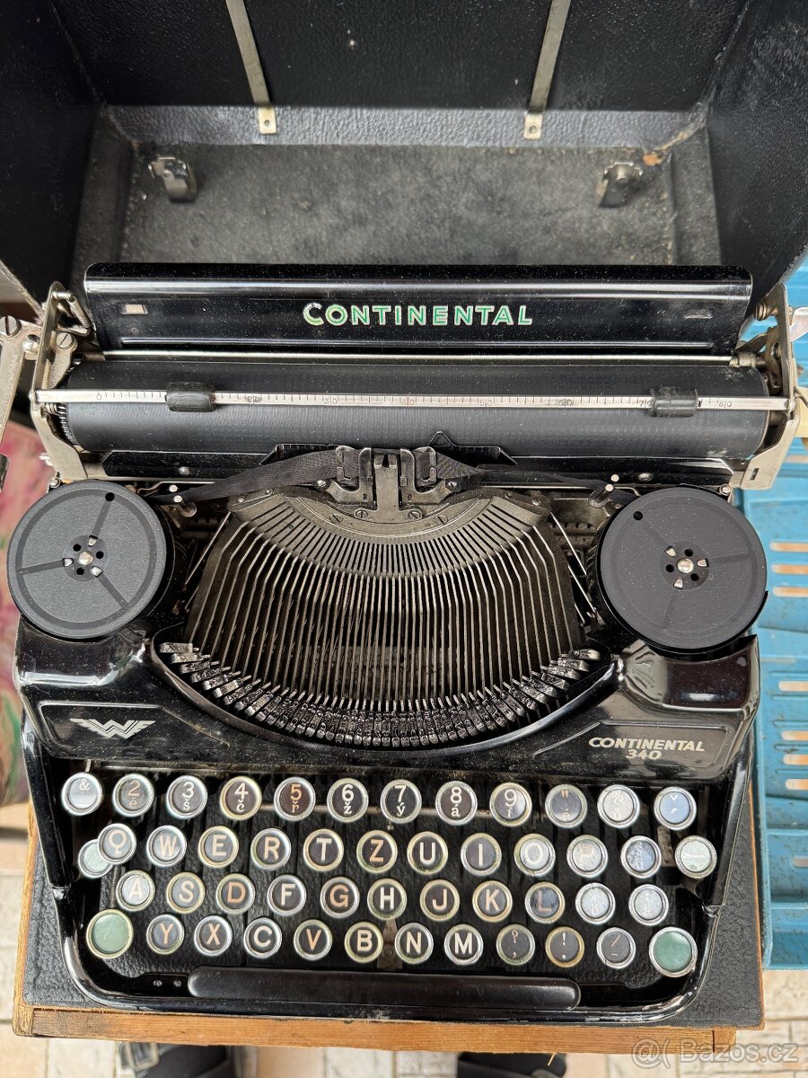 Psací stroj Continental 340 – funkční, kufříkový - 2