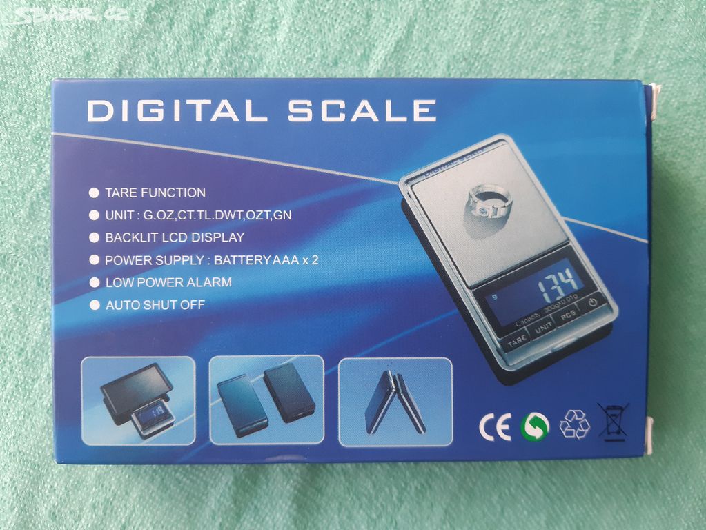 Digitální váha 1000g/0.1g
- 2