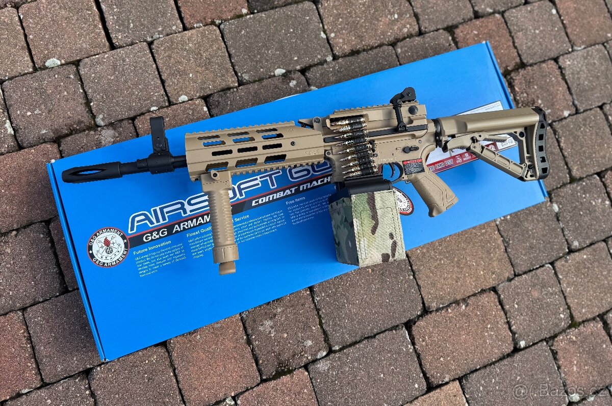 CM16 LMG G&G ETU airsoft NOVÁ - 2