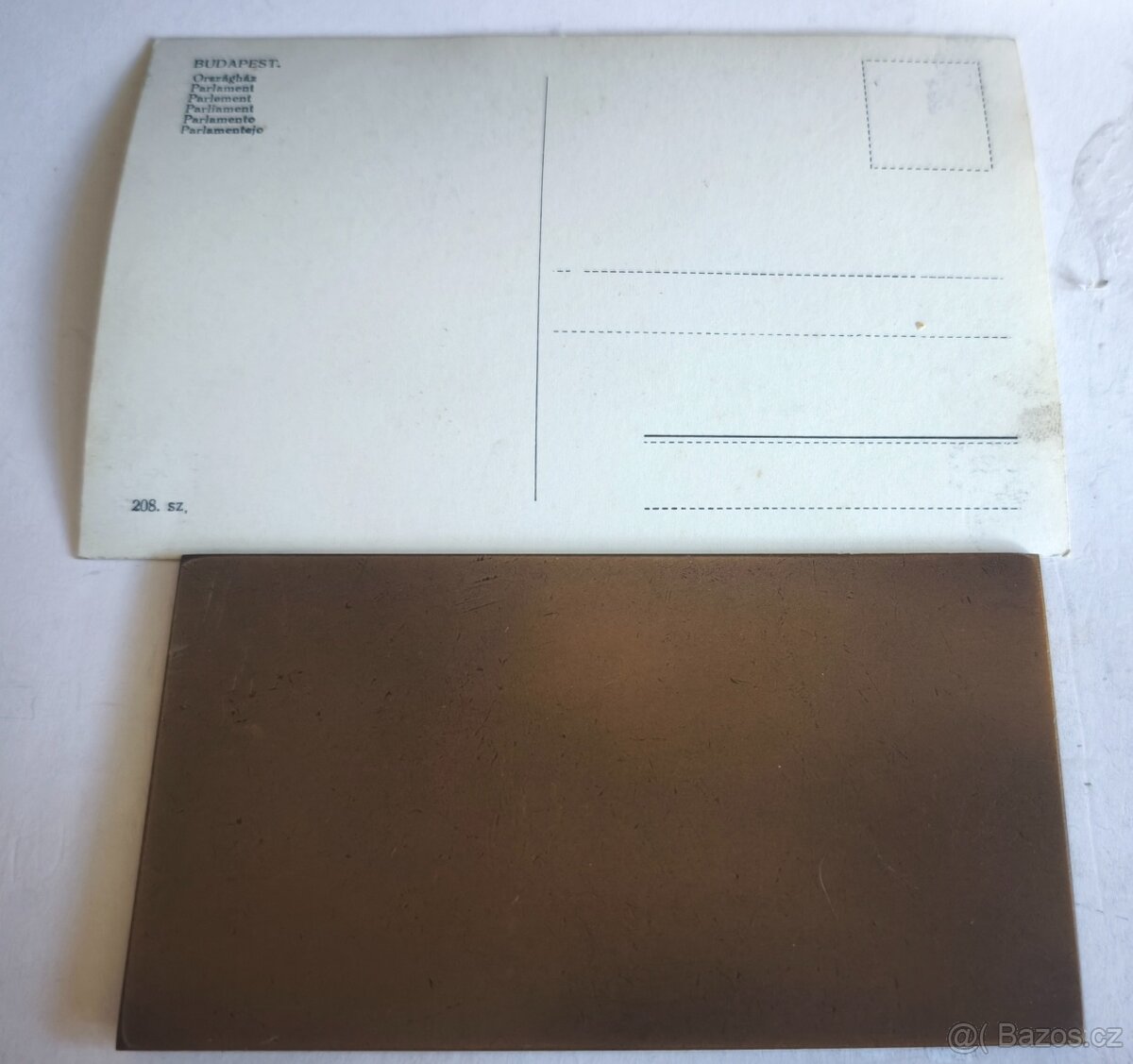 Pohled a plaketa - 2