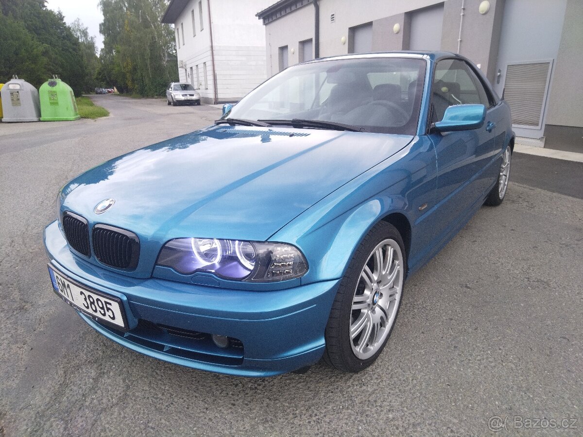 BMW E46 323i Cabrio + HardTop, barva LONG BEACH BLUE - 2