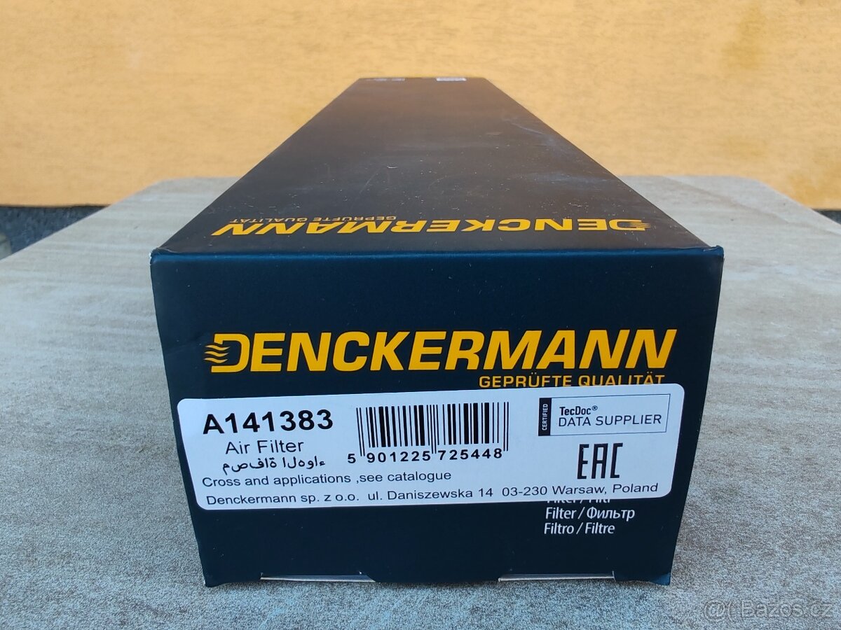 Vzduchový filtr DENCKERMANN A141383 - 2