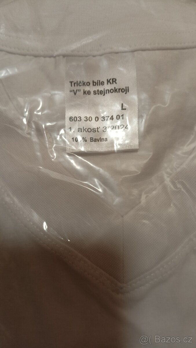 Bílá pánská trička - 2