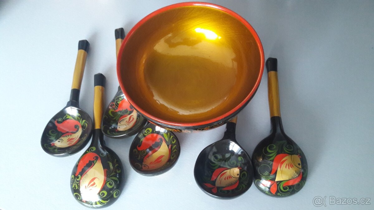 Dřevěná keramika 8 ks - 2