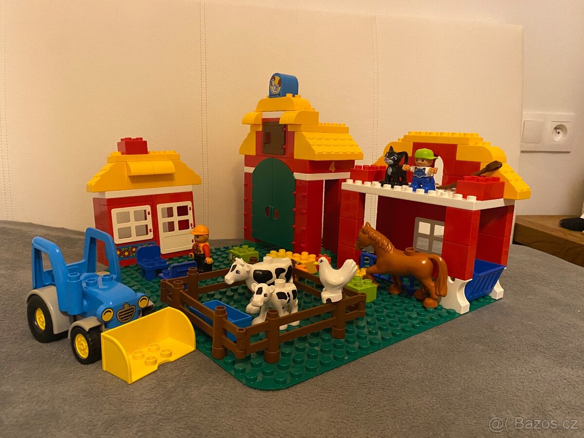 Lego duplo 5649 Velká farma + velká Lego duplo podložka - 2
