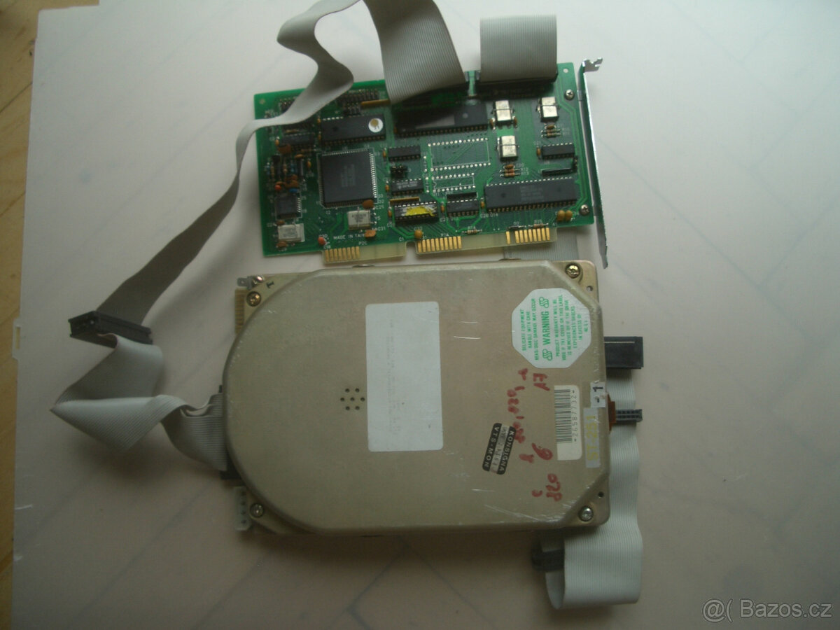 Historický MFM HD, ISA MFM řadič a kabely - 2