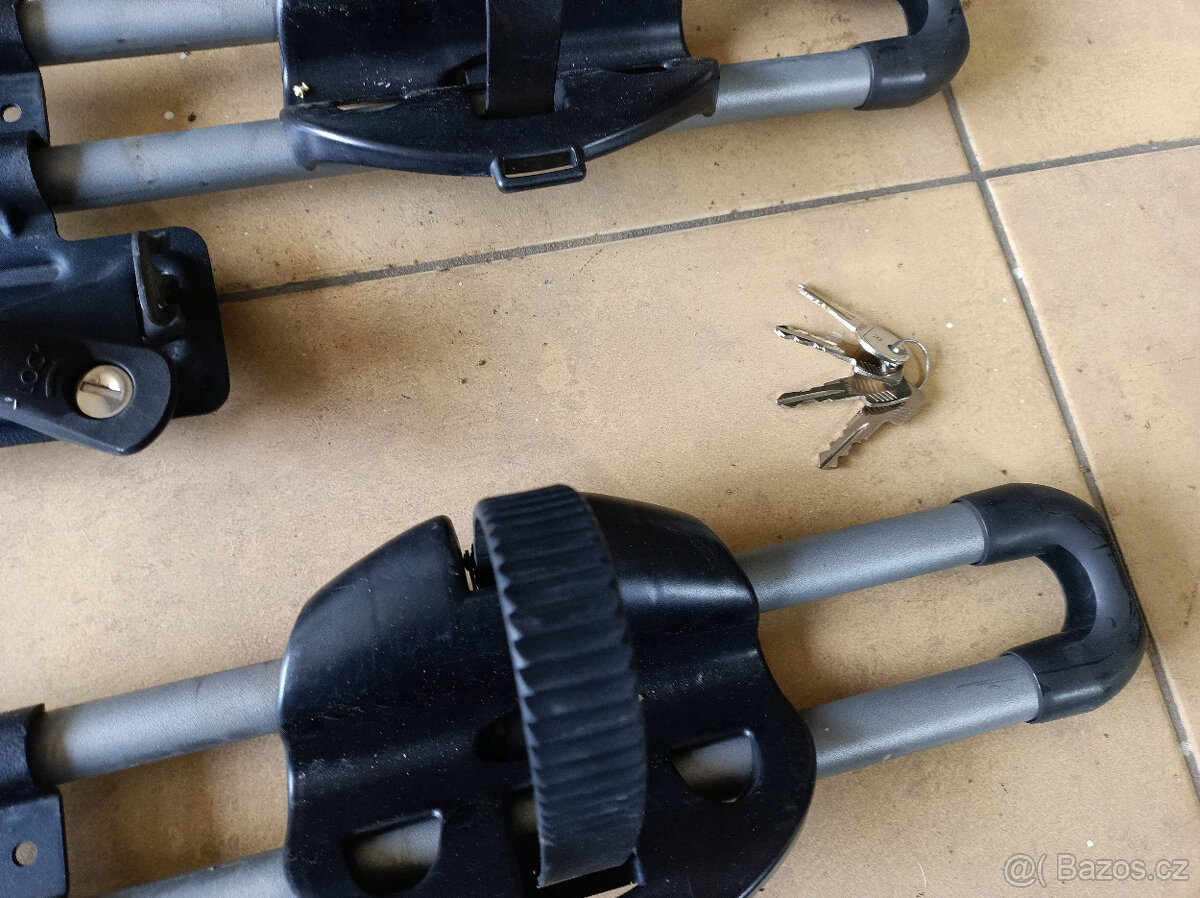 3ks Střešní nosič kol Thule FreeRide 532 + příčníky - 2