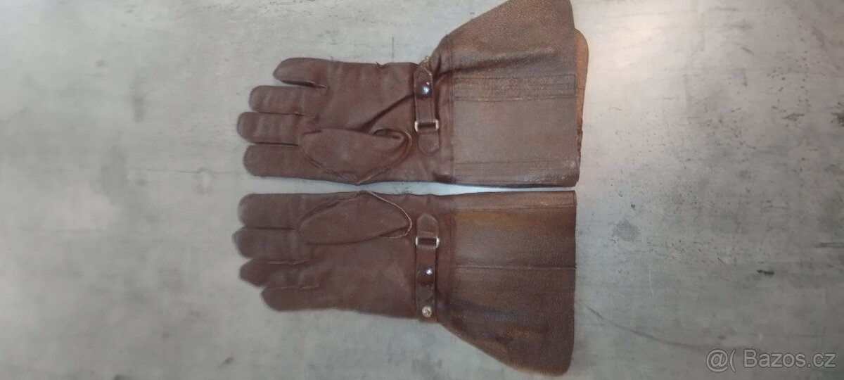 Motokožené rukavice-retro,veterán - 2