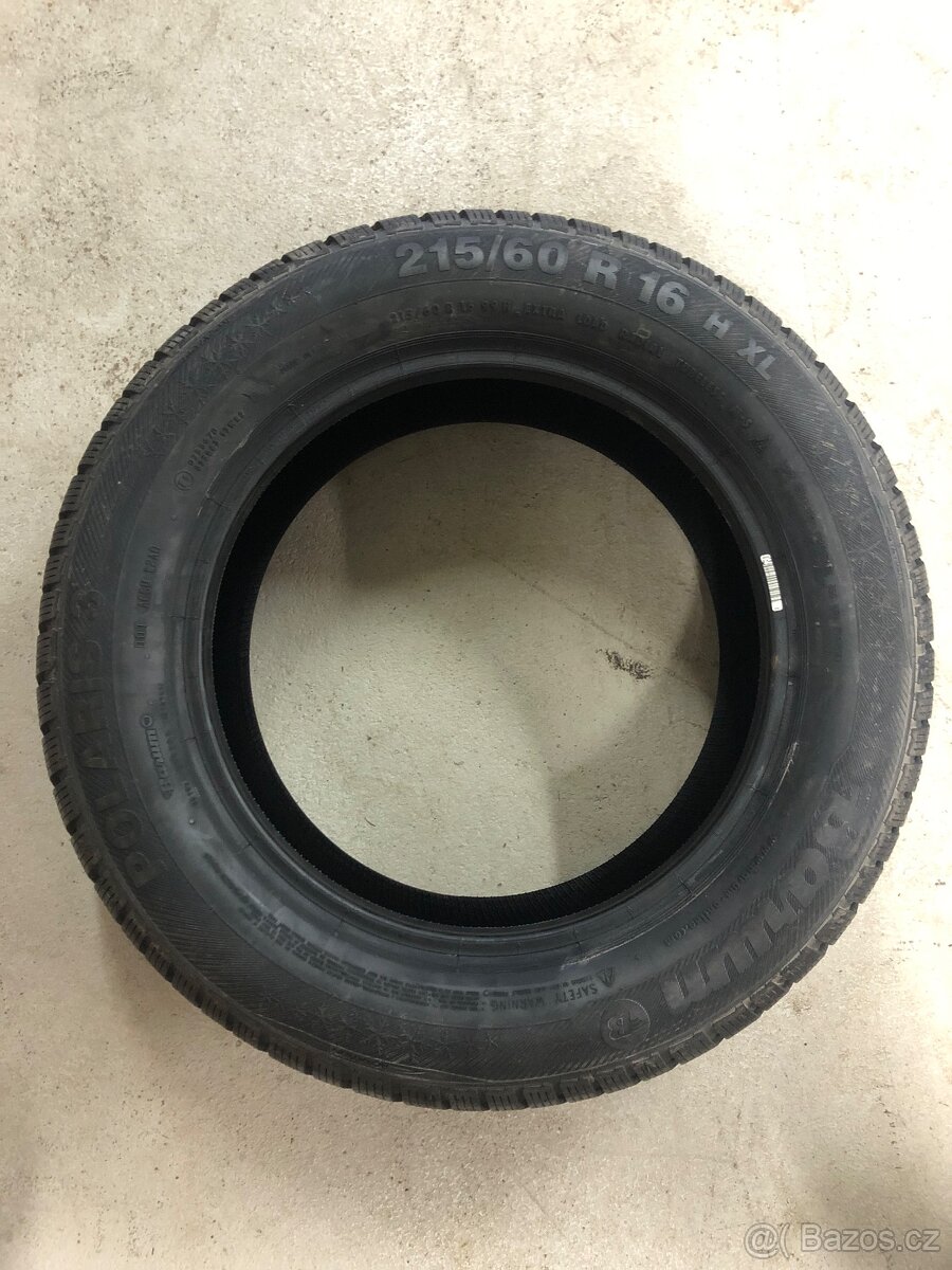 1ks NOVÁ ZIMNÍ PNEUMATIKA BARUM POLARIS 3 215/60/16 99H 215/ - 2