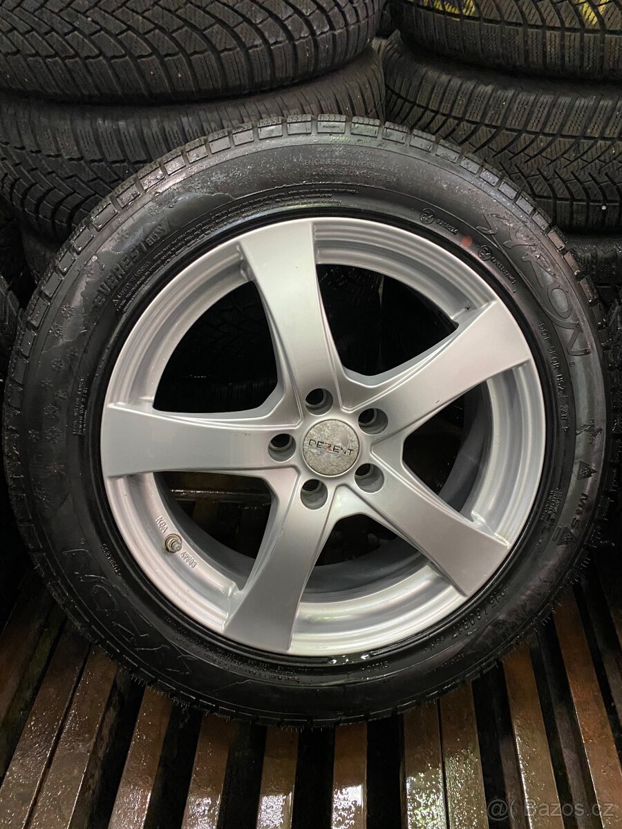 5x105 7J ET41 Dezent TR + 215/60 R17 zimné - 2