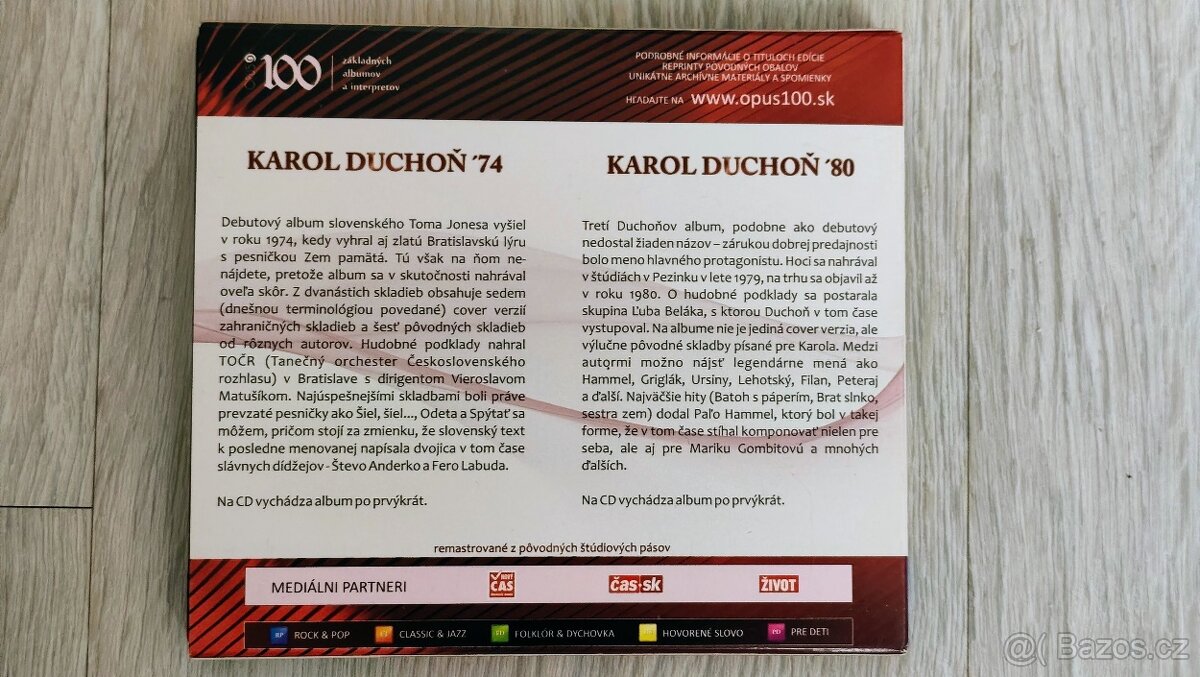 2CD Karol Duchoň - 74 a 80 (vydal Opus) - 2