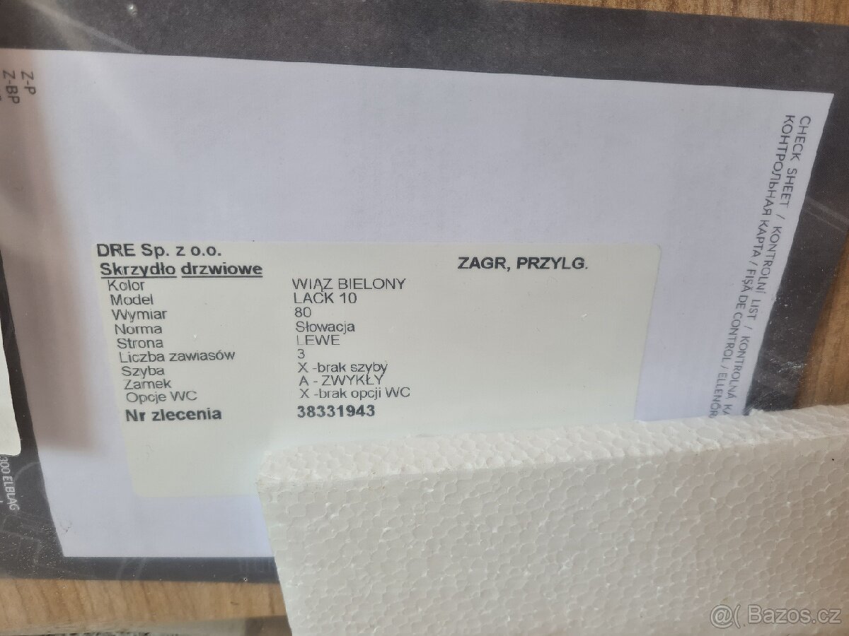 Levé nové dveře 80 - 2