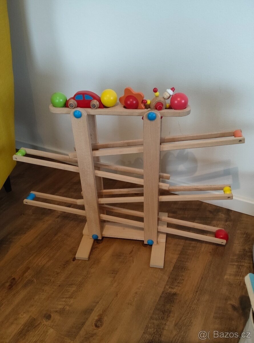 Dřevěná kuličková dráha - 2