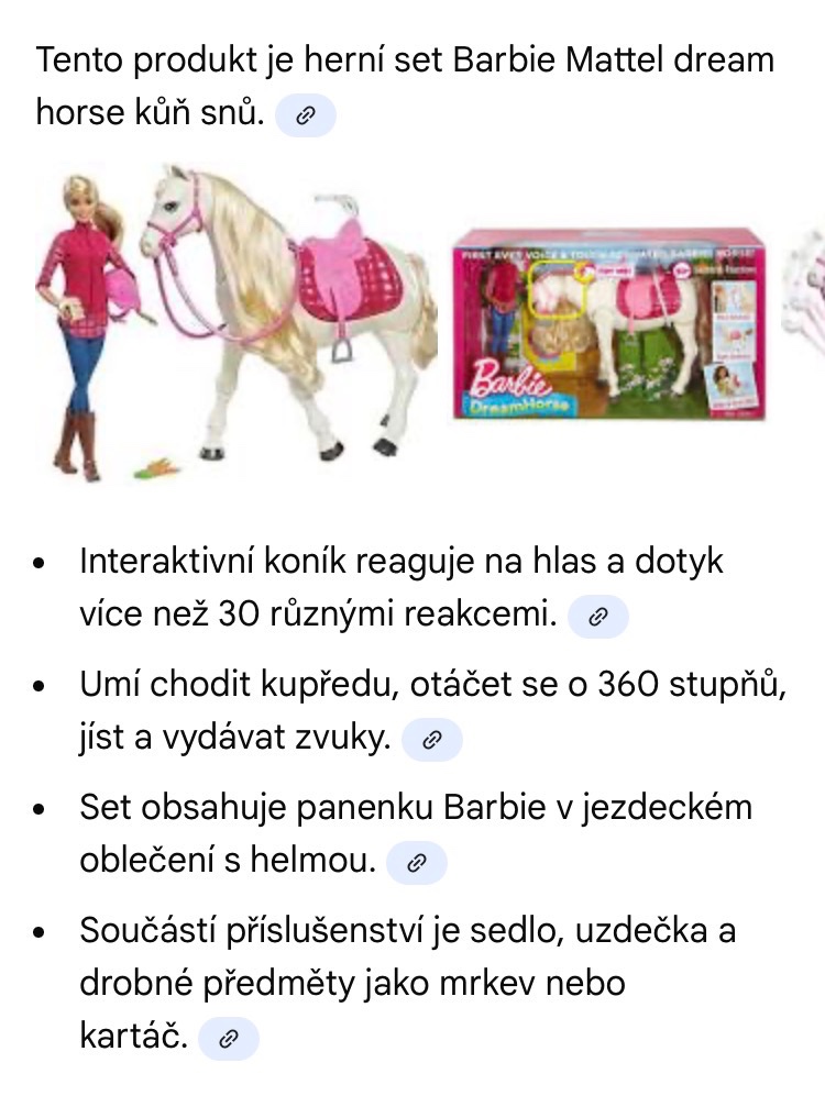 Barbie Mattel dream horse - 2