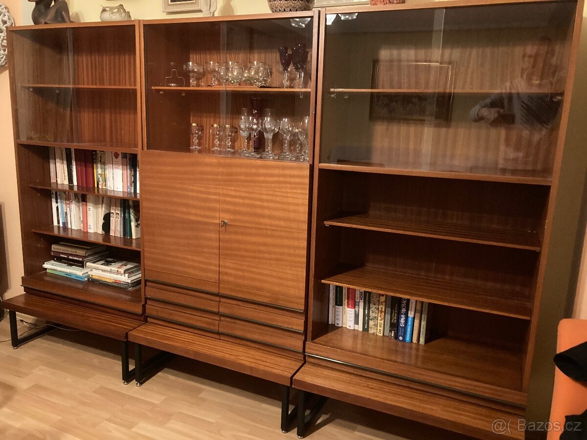 Retro obývací stěna - 2