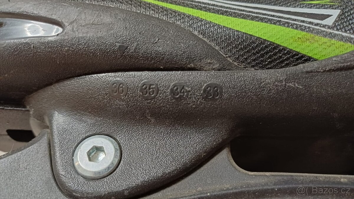 Brusle nastavitelné, vel. 33 - 36 - 2