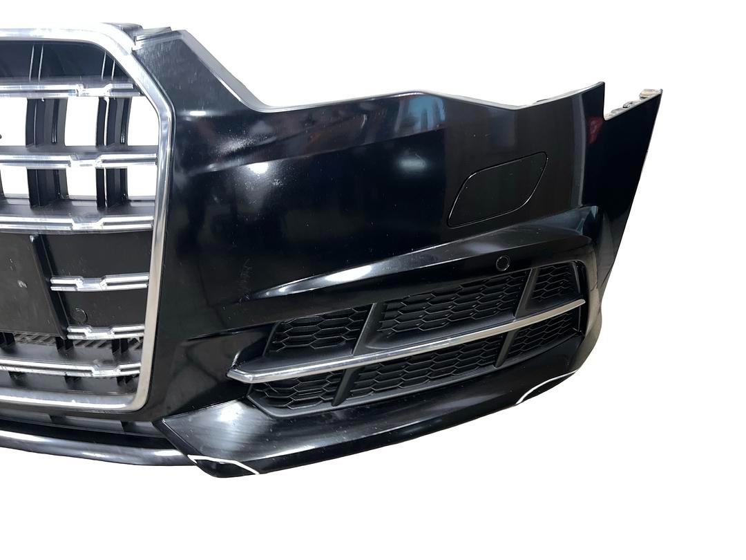 Přední nárazník černá metalíza LY9B Audi A6 C7 4G FL 2018 - 2