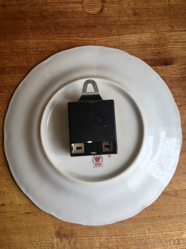 Vintage porcelánové nástěnné hodiny - 2