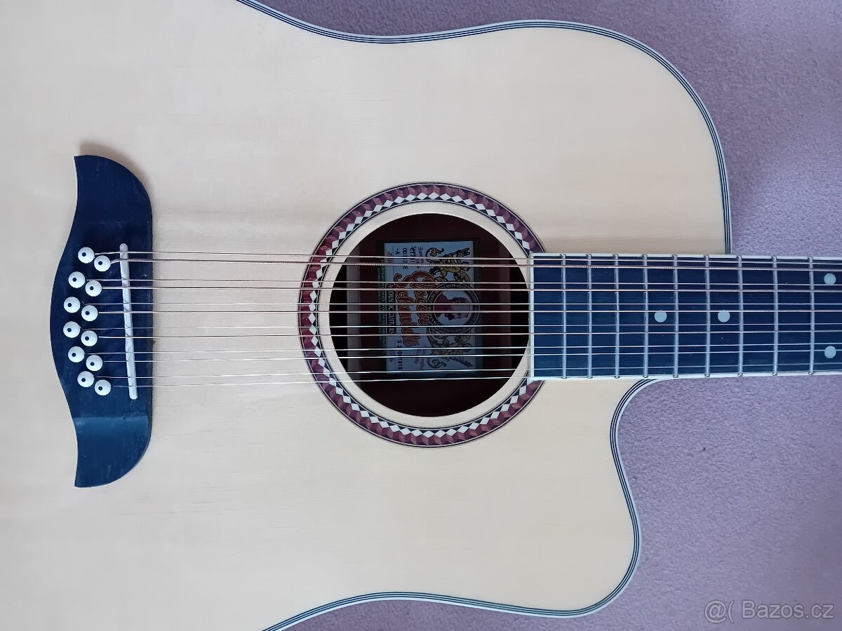 12strunná elektroakustická kytara OSCAR SCHMIDT OD312C - 2