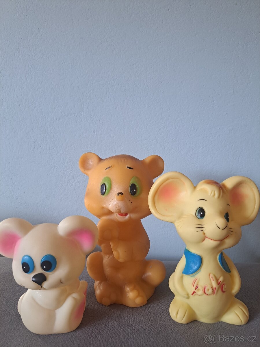 Gumové hračky retro - 2