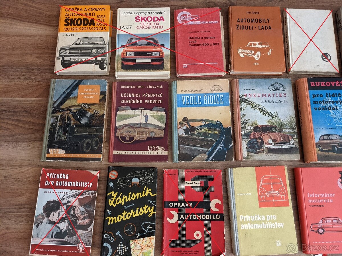 Stará automoto literatura - 2