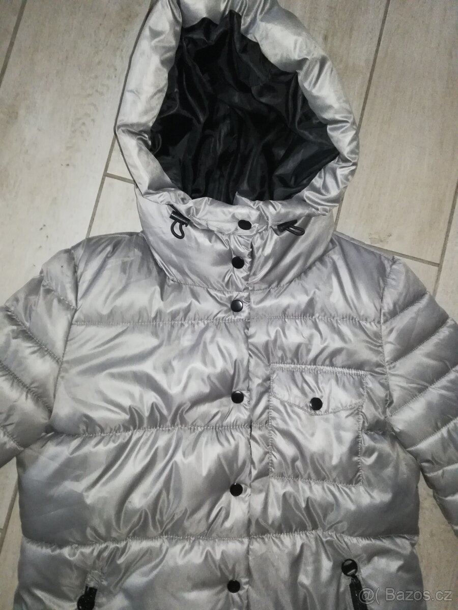 Bunda zateplená, zimní, zn. CLOCKHOUSE, vel. L, nošená - 2