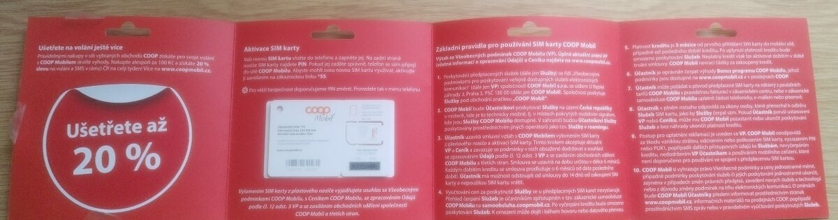 COOP mobil sim karta - 2