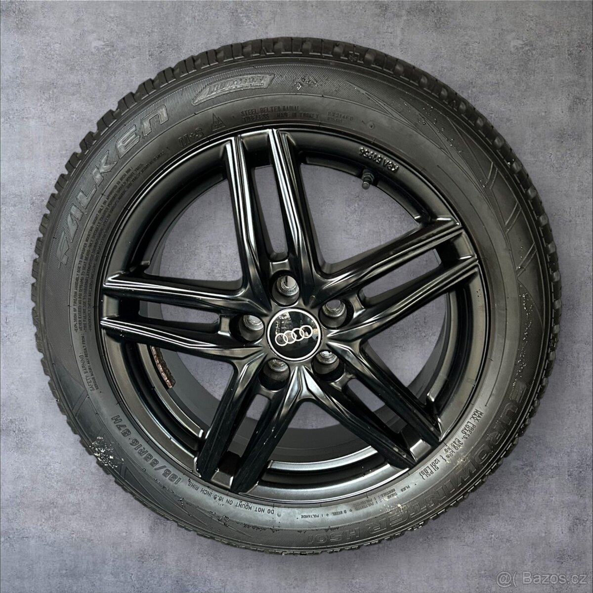 Alu kola Audi 5x100 + zimní 195/55r16 - 2