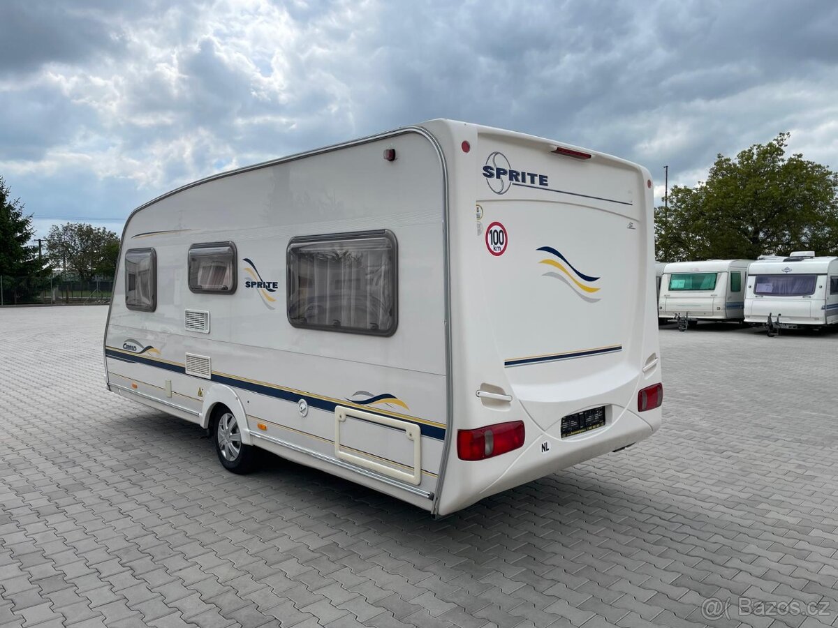 Sprite Cirrus 500, 4 osoby,el.pojezd,bojler,velká nádrž,stan - 2