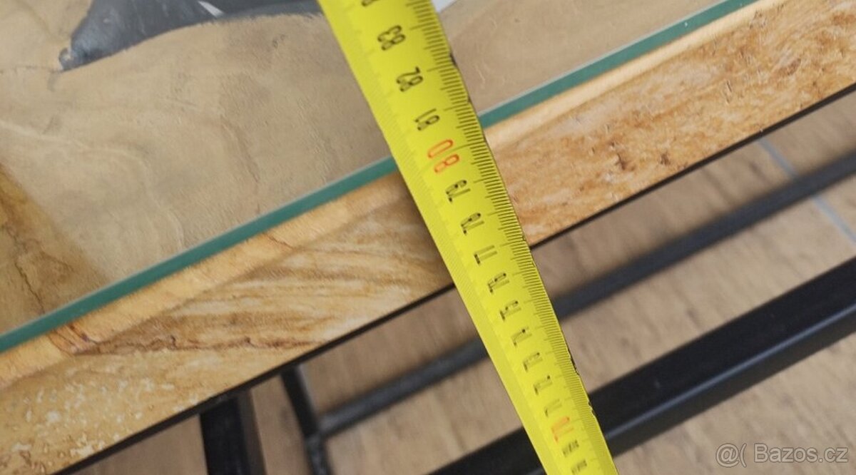 Designový odkládací stolek dřevo Mangovník-nové - 2