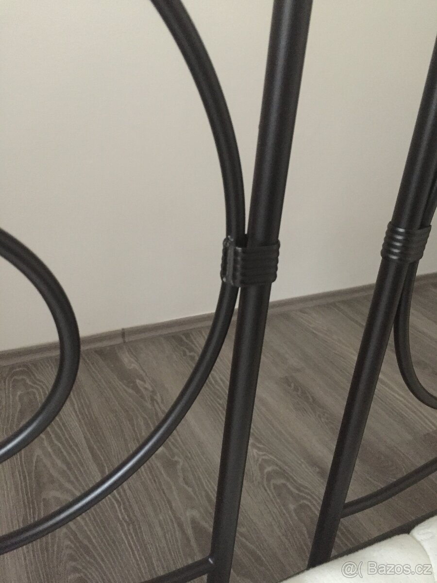 Postel kovová Ikea 160 x 200 vč. matrace a roštů - 2