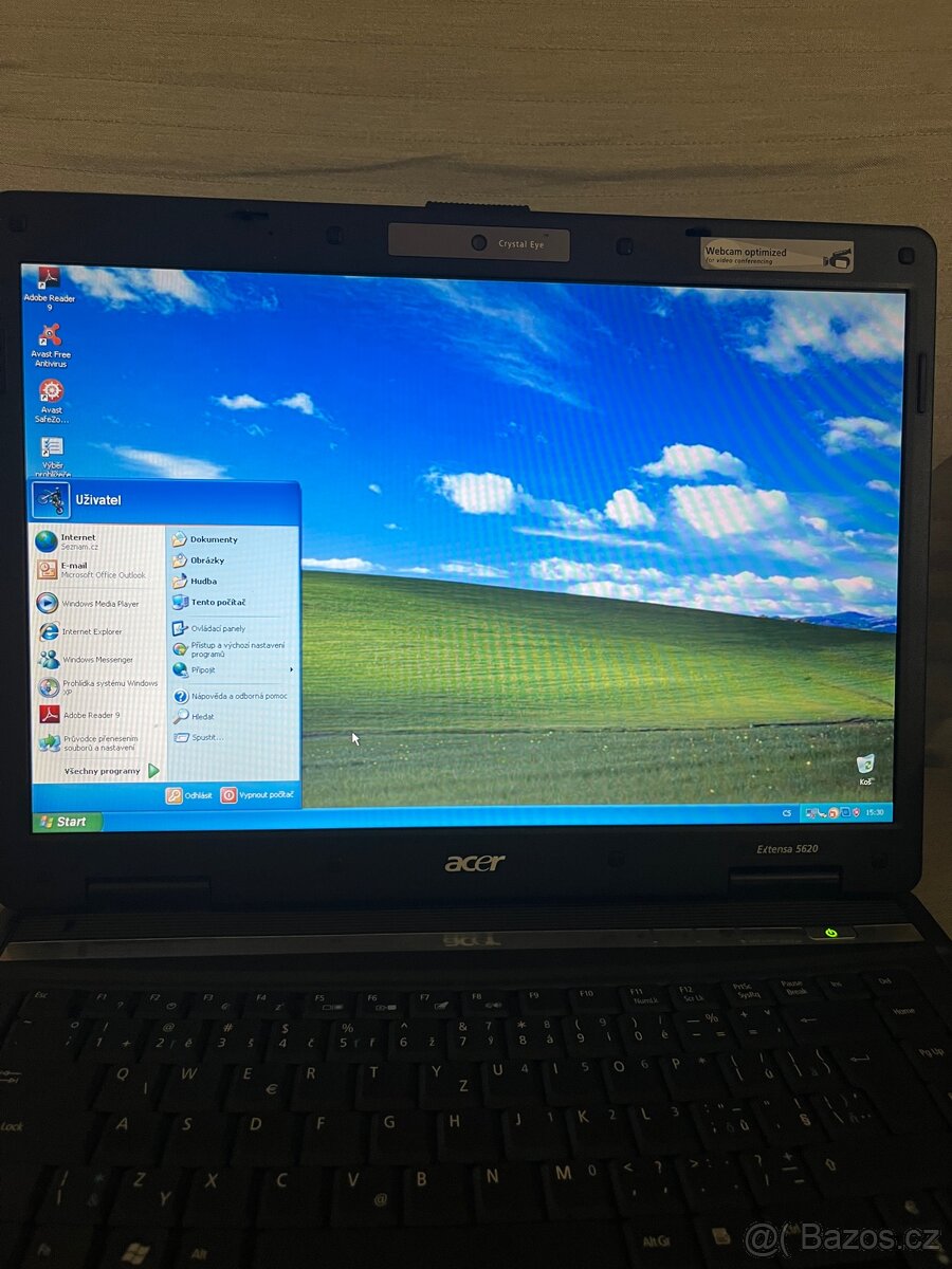 Acer Extensa 5620 starý notebook XP funkční - 2