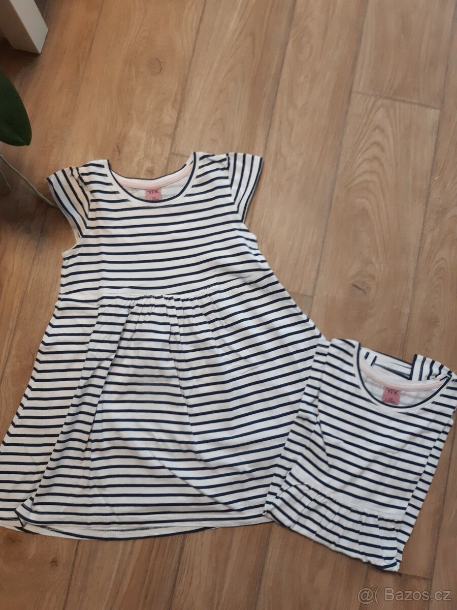Letní šaty vel. 122-128 - 2