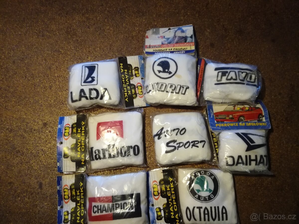 Potahy opěrek - Retro - 2