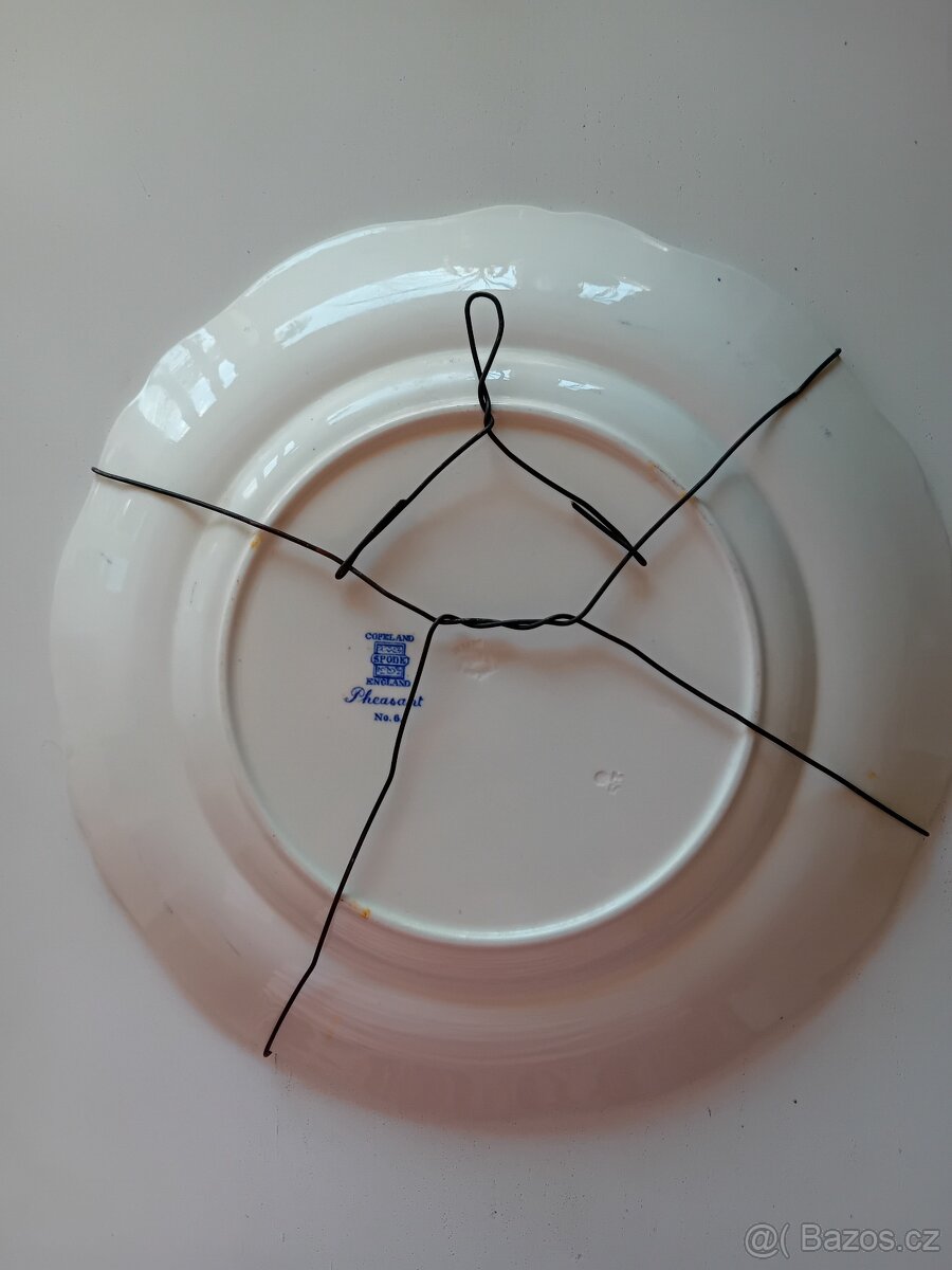 Modrobílý talíř bažanti, Anglie - 2