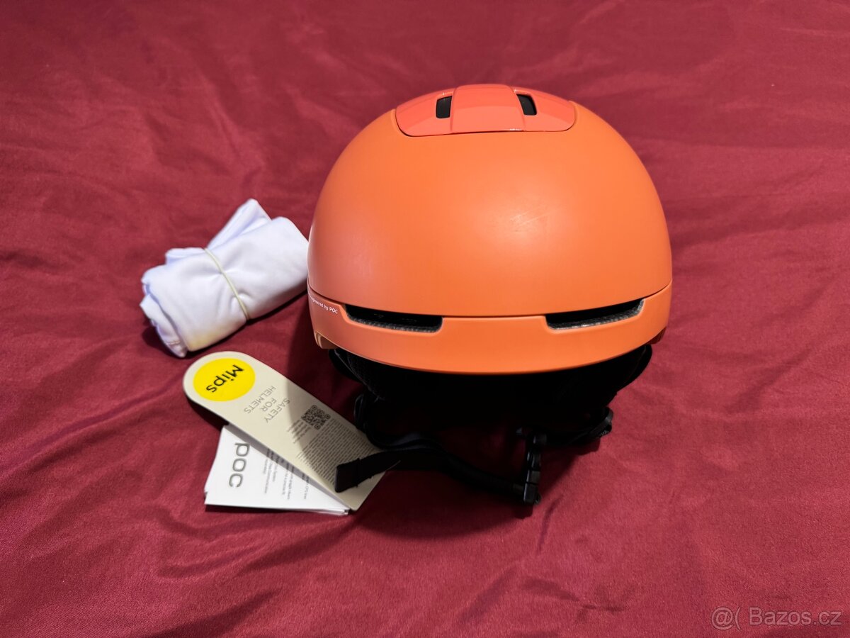 Lyžařská helma POC Obex MIPS Lt Agate Red Matt XS-S 51-54 - 2