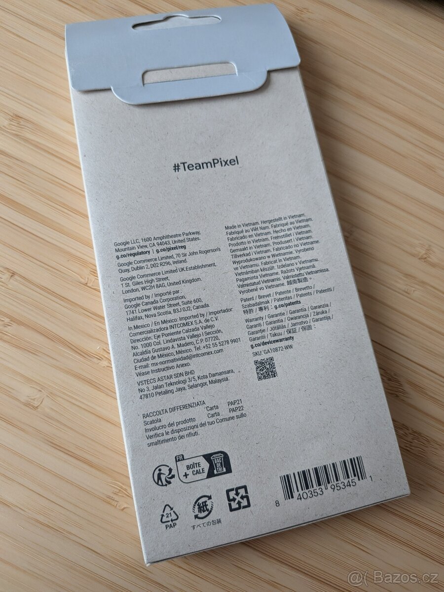 Google Pixel 10a Fog originální obal - 2