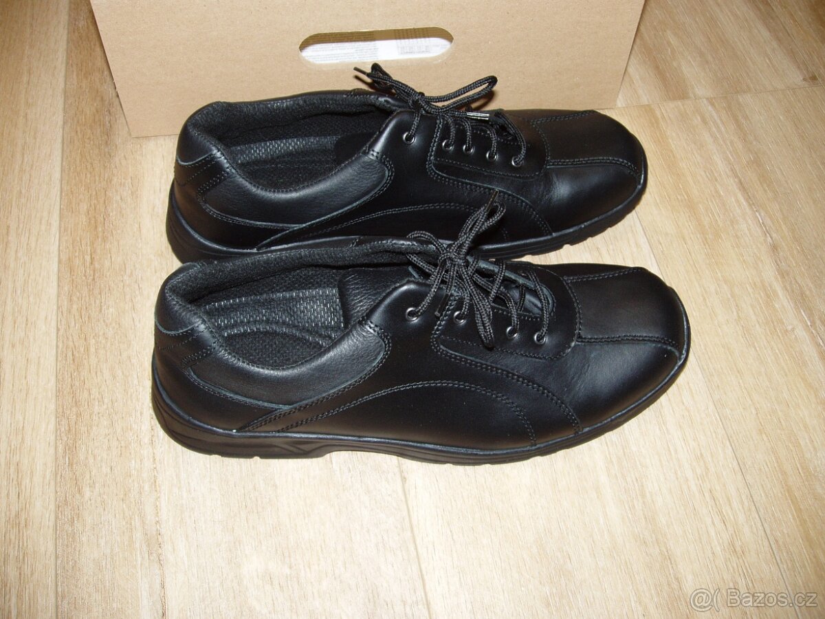 Polobotky Prabos kožené celoroční - 2