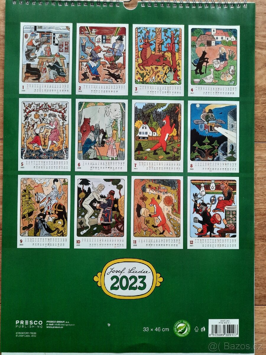 Nástenný kalendář Lada 2023 - 2