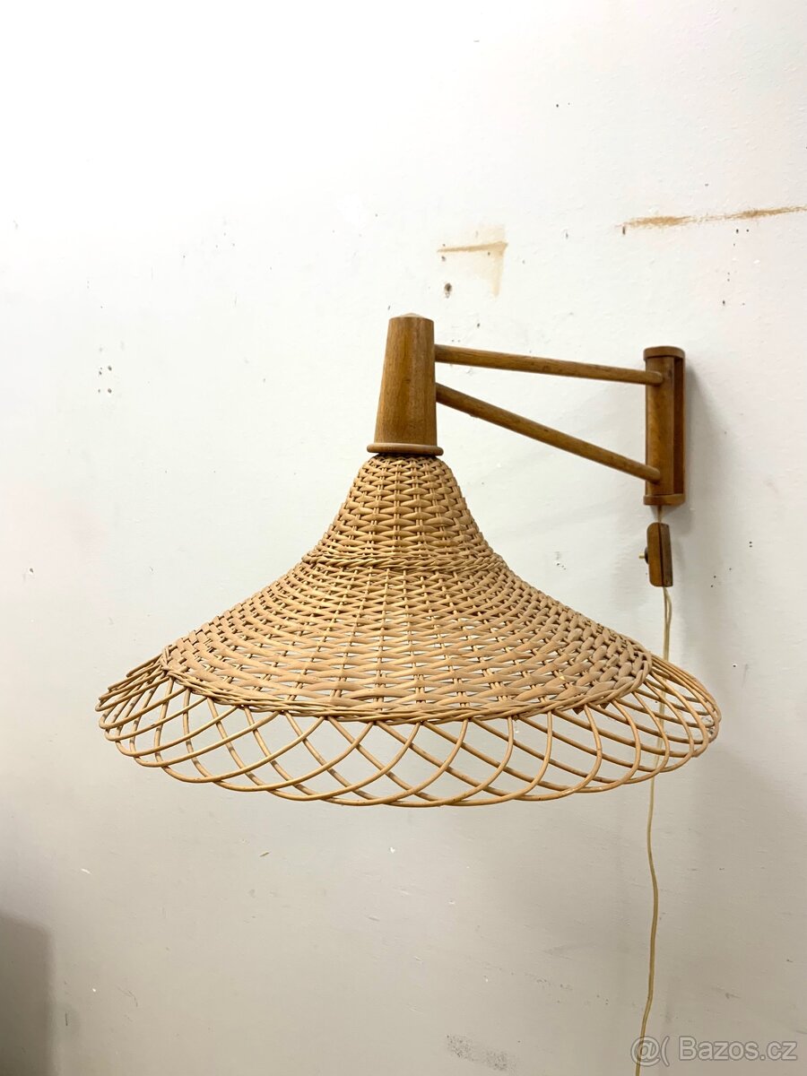 Retro lampička nástěnná 60. léta - 2